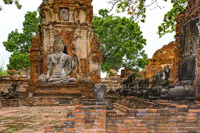 Buddha statues Ayutthaya